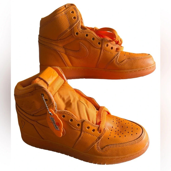 Nike Jordan 1 New Retro High Gatorade orange peel Size 7Y - Picture 2 of 7